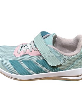 Adidas阿迪达斯童鞋夏季网面透气轻便蓝色运动鞋旅游鞋网鞋JQ8106