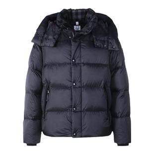 BURBERRY 男士鹅绒可拆式衣袖连帽羽绒服外套马甲 80591391