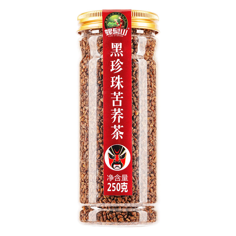 買1送1苦蕎茶四川大涼山黑苦蕎茶黑珍大珠麥茶葉正品濃香型