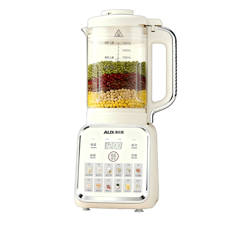 奥克斯钛刀破壁机家用多功能大容量全自动柔音智能辅食豆浆机新款