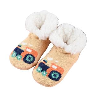 儿童地板袜防滑室内地板鞋秋冬加厚保暖婴儿袜子防掉男女宝宝袜套