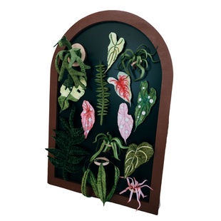 扭扭棒热带植物可爱冰箱贴手工diy材料包家居装饰摆件创意礼物