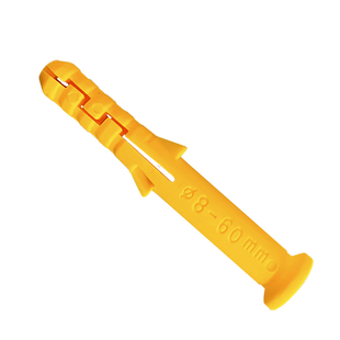 塑料膨胀螺丝6mm8mm不锈钢安装螺栓盒装混合家用灯具窗帘电工工具