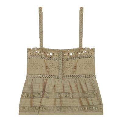 MARANT ETOILE2025 DENYS法式休闲镂空蕾丝吊带女