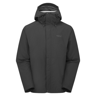 RAB睿坡Downpour男士防泼水冲锋衣防风透气轻量徒步登山服 QWI-06