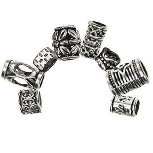 脏辫环扣编发头饰酷发环扣发饰朋克波西米亚风饰品小辫子发扣金属