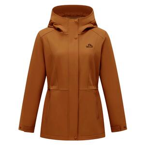 伯希和软壳衣女士户外新款防风运动外套修身夹克上衣收腰休闲风衣