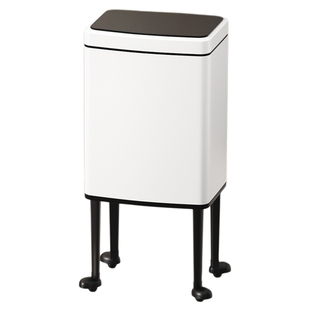 移动高款智能感应垃圾桶自动家用厨房带轮子免弯腰轻奢大容量大号