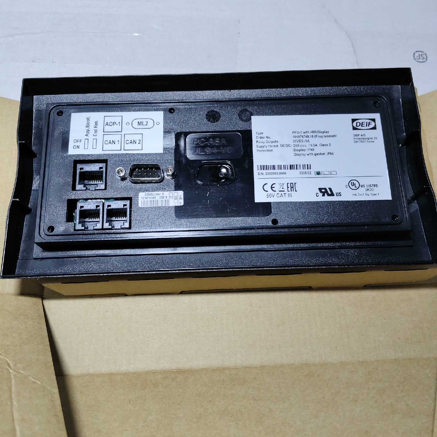 议价DEIF PPU PPU-3 控制面板 带HMI显示屏