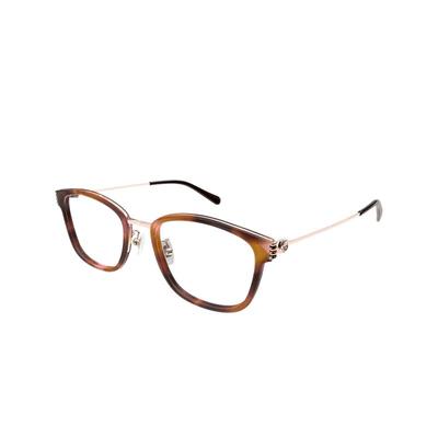 开云眼镜 古驰GUCCI男女同款圆框复古玳瑁光学近视眼镜框GG1886OA