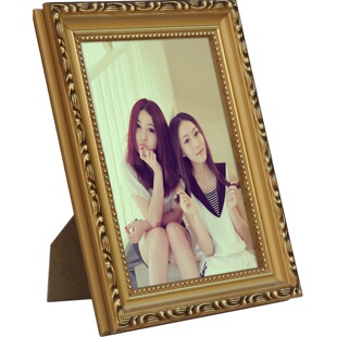 简约现代实木相框摆台6 8 10寸 洗照片做成照片画框挂墙定制尺寸