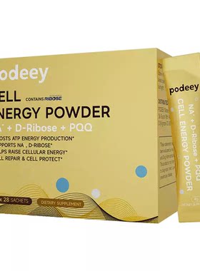 【3专利御龄】PODEEY金魔条NAD线粒体补充PQQ驻颜细胞AKG非亚精胺