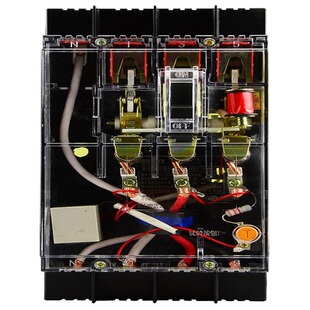 德力西透明三相四线4极漏电断路器/开关DZ15LE-100/4901 100A 63A