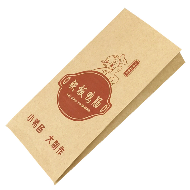铁板鸭肠纸袋烤鸭肠包装袋