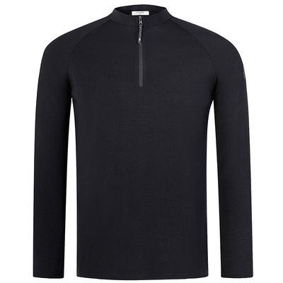 新朵摩登舞服上衣男长袖拉丁舞服