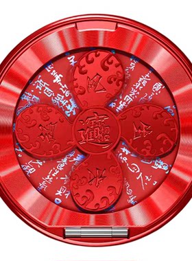 风生水起手机支架陀螺解压指环扣360度旋转折叠超薄背贴吸附 便携