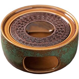 鑫裕源陶瓷温茶炉套装家用陶瓷茶炉小蜡烛加热煮茶保温明火提香器