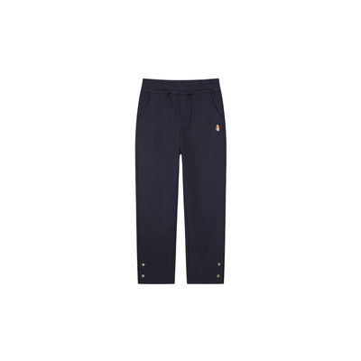 暇步士女童休闲长裤宽松开衩裤子