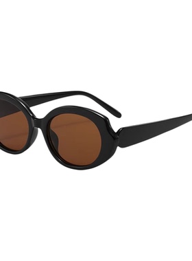 23 Glasses 复古潮牌显瘦ins风太阳镜黑色粗框茶灰色镜片女墨镜