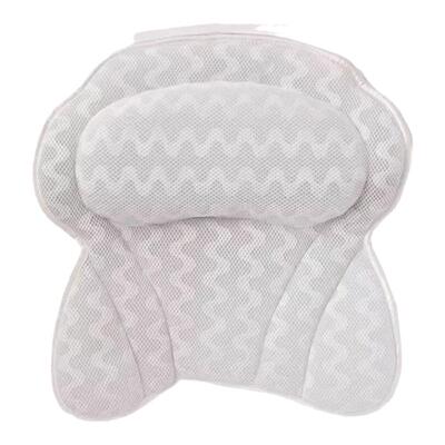 浴缸枕3D枕泡澡靠枕泡浴靠背垫