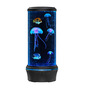 创意水母鱼夜灯水族馆摆件氛围灯