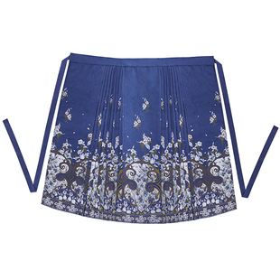 云涧山原创【青花瓷】织金妆花马面裙新中式显瘦长裙小个子通勤女