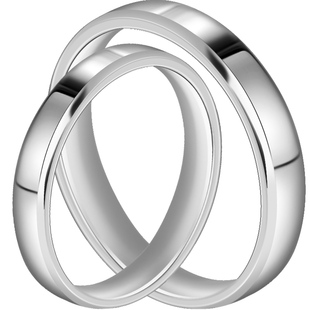 老银匠s925纯银戒指情侣一对男女情人节礼物简约闭口素圈光面对戒