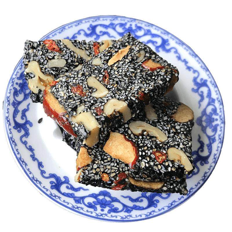 现做现卖手工坚果芝麻营养糕核桃仁红枣枸杞麦芽糖切糕批发酥小吃