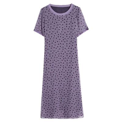 杭州真丝连衣裙女2025年新款夏季国际大牌妈妈高端桑蚕丝圆点裙子