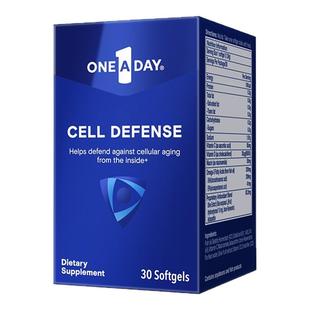 拜耳OneADay细胞御龄丸口服美容含虾青素NAD+抗氧抗糖美白鱼油3盒