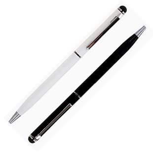 两用手写笔金属电容笔电脑手机书写双点击细头触摸屏触控平板配件