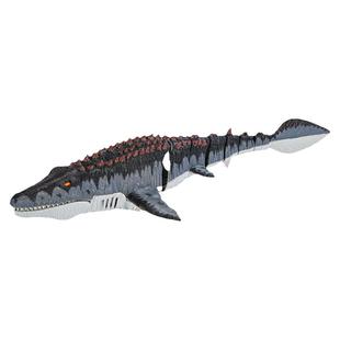 儿童遥控沧龙玩具大号电动恐龙可下水仿真模型会游泳喷水男孩礼物