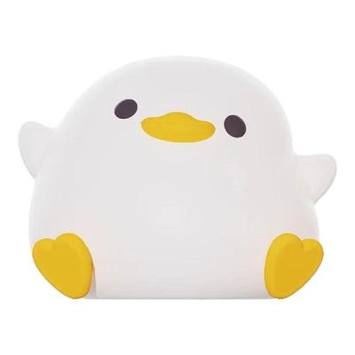 豆豆鸭硅胶小夜灯卧室睡眠护眼伴睡柔光高颜值拍拍台灯女生日礼物