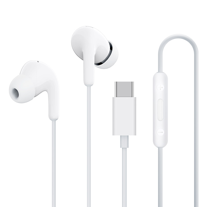 小米Type-C有线耳机高清通话降噪通用键控带麦音乐高音质入耳式