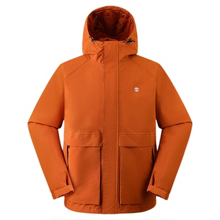 Timberland添柏岚官方男装冲锋衣外套秋冬新款防水防风宽松|0YH6H