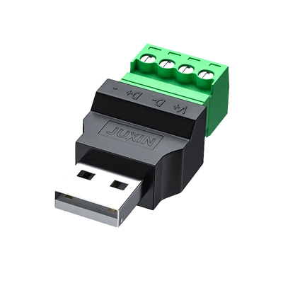 快接式USB2.0免焊接充电插头
