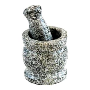 青石捣蒜器石臼家用蒜臼捣碎器捣艾绒捣辣椒对窝捣药罐捣年糕杵臼