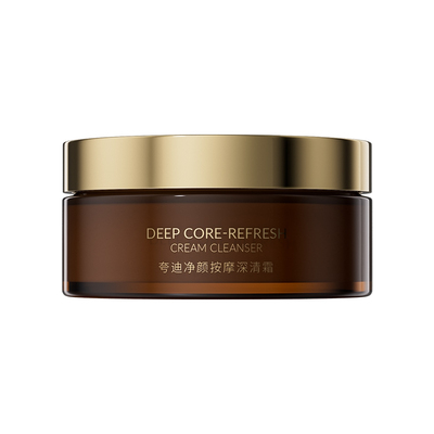 夸迪净颜按摩深清霜深层清洁面膜100g