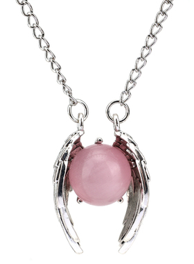 翅膀水晶项链百搭甜美颜值吊坠