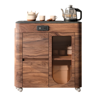 木小咖 茶语可伸缩阳台茶桌茶边几桌小户型自动上水茶台可移动