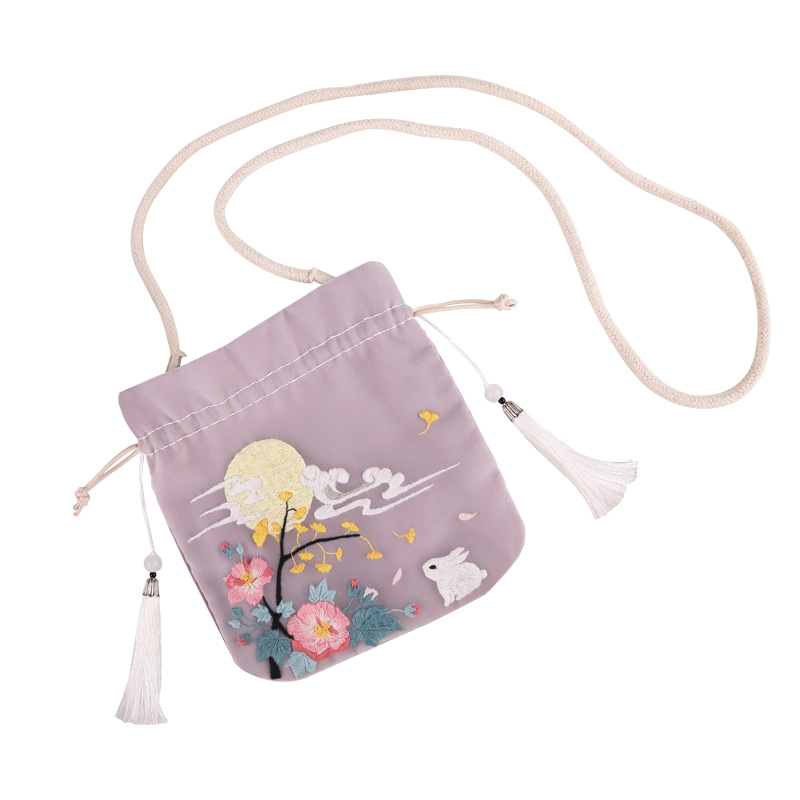 繡花diy手工刺繡材料漢服搭配小挎包荷包自繡女包漢元素中國(guó)風(fēng)