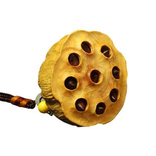 黄杨木雕木质家居汽车挂件莲蓬吊坠手把件莲子莲藕工艺品文玩吊饰