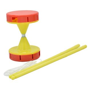 空竹初学者双响老人健身双碗双头空竹 学生运动抖杆扯铃耐摔空竹