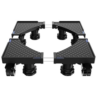 冰箱底座托架移动万向轮可调节支架海尔美的美菱等适用双开门垫高