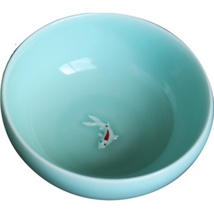 瓯江龙泉青瓷汤碗餐具陶瓷碗家用个性米饭碗单个中式5寸面碗汤碗