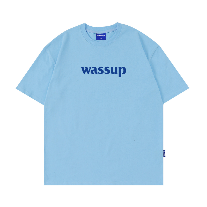 WASSUP潮牌字母LOGO多色T恤短袖