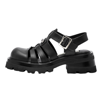 迪丽热巴同款|SUGARSU酥履夏季新款复古增高罗马厚底凉鞋女