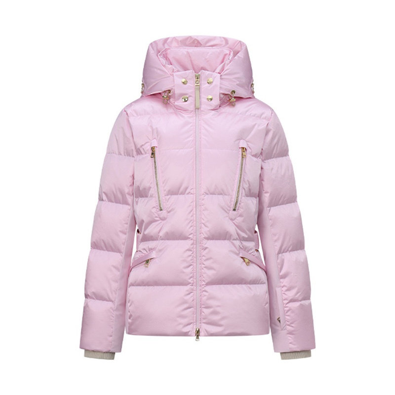 2025冬季新款小众纯色连帽羽绒服