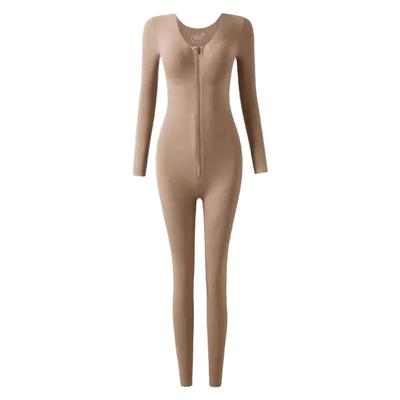 发热保暖排扣拉链强压加绒塑身衣