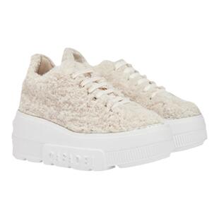 CASADEI/卡桑蒂 Nexus厚底松糕运动休闲鞋 卷曲绒面 毛毛鞋